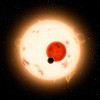 Kepler-16b mākslinieka skatījumā