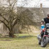 .. ieradušies arī pirmie pavasara vēstneši - motociklisti