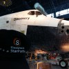 Cepurīte pie Discovery kosmoplāna ASV nacionālajā aviācijas  un kosmiskajā muzejā, Steven F. Udvar-H