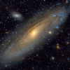 Krāsainā Andromēdas galaktika