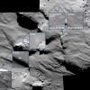 Philae lidojuma trajektorija līdz pirmajai kontakta vietai