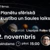 Astronomijas Skola: Planētu sfēriskā kustība un Saules laiks