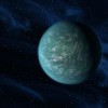 Kepler-22b mākslinieka skatījumā