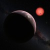 Mākslinieka skatījums uz TRAPPIST-1 sistēmu