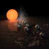 TRAPPIST-1 zonas - ledus, šķidrs ūdens un tvaiks