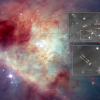Bēgošā zvaigzne Oriona miglājā