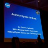 Otro sesiju uzsāka Deivids Hetavejs no NASA, kas pastāstīja par zvaigžņu aktivitātes cikliem.