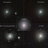 Galaktikas  NGC 4993 novērojumi ar dažādiem teleskopiem