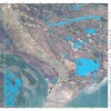 Sentinel-1 un Itālijas Cosmo-SkyMed satelīta kombinētais attēls, kur redzama applūdusī Beiras pilsēt