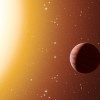 Karsta Jupitera tipa planēta mākslinieka skatījumā. Attēla autors: ESO/L.Calçada