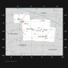 M77 atrašanās vieta Vaļa zvaigznājā; autortiesības: ESO, IAU and Sky & Telescope
