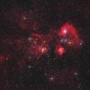 Liesmojošās zvaigznes miglājs (IC 405) Vedēja zvaigznājā