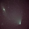 Andromeda un Pan-Starss komēta