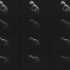 Asteroīdu attēlu kolāža