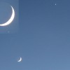 Mēness un Venēras konjunkcijai piebierojās Aldebarans