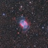 Populārais Messier kataloga planetārais miglājs M27, Dumbbell nebula