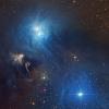 Corona Australis zvaigznes un putekļi