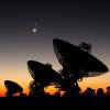 Planētas virs Austrālijas radioteleskopu masīva