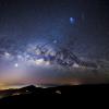 Raķete, meteors un Piena Ceļš