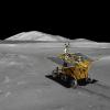Chang'e pavadonis Yutu dosies uz Mēnesi