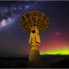 Satelītu stacija un dienvidu puslodes debesis