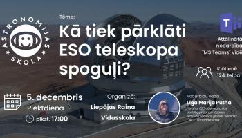 Astronomijas Skola: Kā tiek pārklāti ESO teleskopa spoguļi?